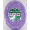 oval plates lavender