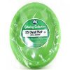 oval plates lime