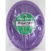 oval plates purple